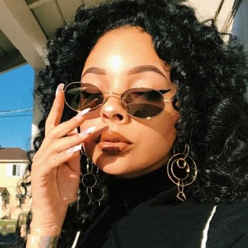 Classic Minimalist Designer Sunglasses 2018 Fashion Sun Glasses For Men and Women Oval Metal Frame Unisex Stylish Sunglass UV400