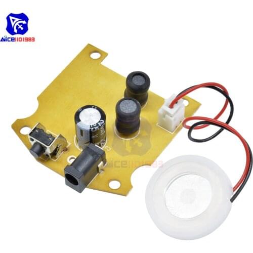 20mm 113KHz Ultrasonic Humidifier Mist Maker USB Ceramic Atomizer Transducer Humidified Plate Accessories + PCB Module D20mm