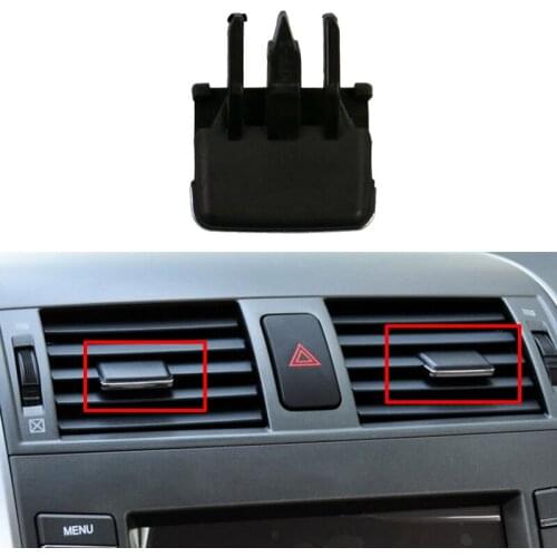 1PCS Car Air Outlet Clip Tab Trim Air Conditioning Vent Adjustment Tabs Decoration Strip for Toyota Corolla Car Accessories