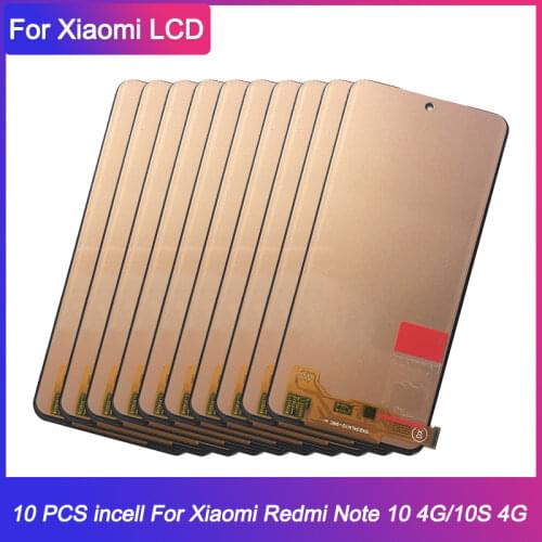 10 Piece/lot incell For Xiaomi Redmi Note 10 M2101K7AI M2101K7AG LCD Touch Screen Digitizer Display For Redmi Note 10S LCD