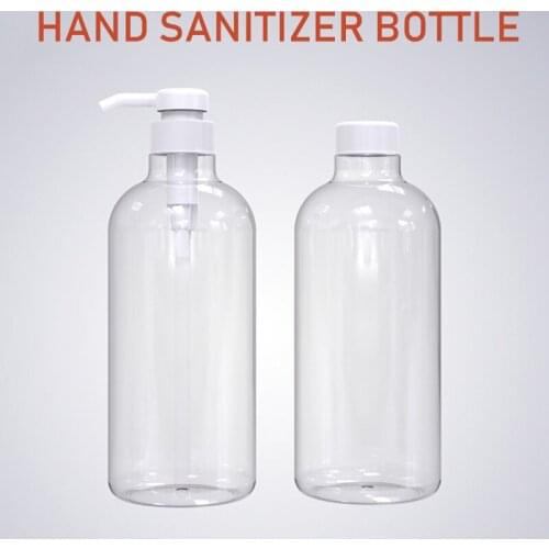 300/500/1000ML Clear Press Pumps Empty Bottle Refillable Shampoo Shower Gel Dispenser Skin Care Tool Refillable Bottles -VL16