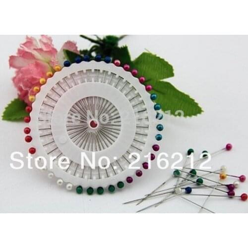 Dressmaking Sewing Pin New 480pcs Multi Colour Round-Head Faux Pearl Decorating Pin wholesale