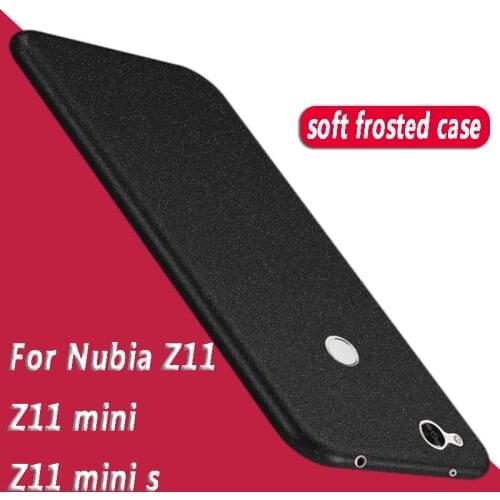 For ZTE nubia z11 miniS case original ultra thin frosted shield soft silicone back cover for nubia z11 pro z11 mini cover mini S