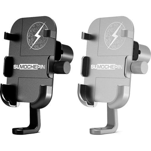 Motorcycle Mobile Phone Holder With USB Charger for Motorbike Mirror GPS Stand Bracket Cell Phone Mount Support