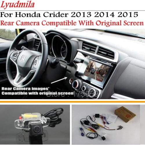 For Honda Crider 2013 2014 2015 / RCA & Original Screen Compatible / Car Rear View Camera / Back Up Reverse Camera Sets