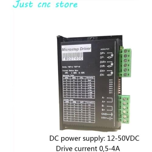FMD2740C Nema 17 23 stepper motor driver Voltage Current 05 4A two phase For 57 86 Series CNC kit