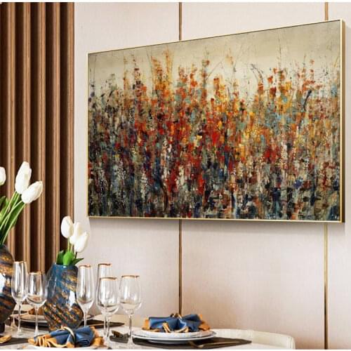 Graffiti Abstract Colorful Weeds Oil Posters Nordic Canvas Prints Wall Art Painting Modern Picture For Living Room Decoration