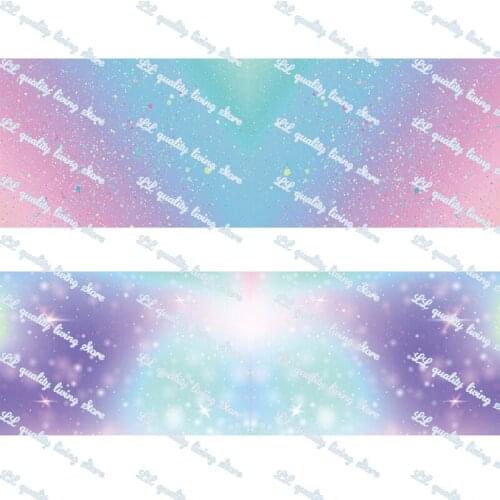 Symphony printed grosgrain ribbon 25-75mm Gift Bow Craft Wedding Party Supplies Silk Sewing Accessories Fabric 50 yards