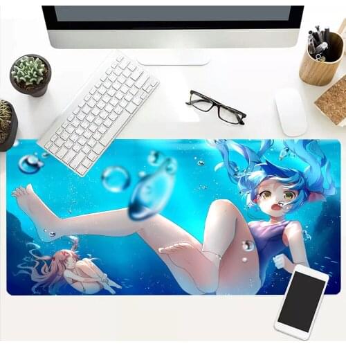 Sexy Cute Girl Big Ass Mouse Pad Oversized Mouse Pad Student Office Computer Desk Pad Laptop Pad Desk Pad Rubber Pad Xxl Mini CS