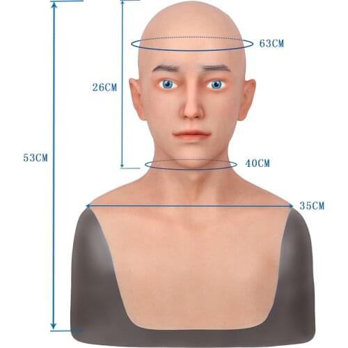 Cosplay 4G Sunny Ellen Face Mask Realistic Soft Silicone Male for Masquerade Halloween Crossdresser Drag Queen Transgender