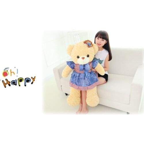 Lovely bear plush toy large 80cm bear soft pillow, Christmas gift F006