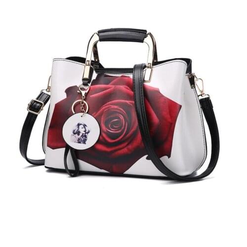 2021 New Personalized Printed Female Bag High Quality One-Shoulder Messenger Bag Europe America Fashion Tote Handbag Bag Sac