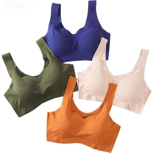 New Seamless Sports Bra for Women, Breathable Fitness Crop Top Yoga Bra,Women Workout Gym Bra Sport Bra Top Plus Size 2XL Run