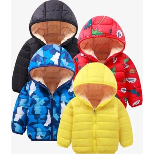 New Childrens down jacket snow wear jacket for girls Infant baby boy outerwear babys jackets Hooded kids winter coats1-6Y