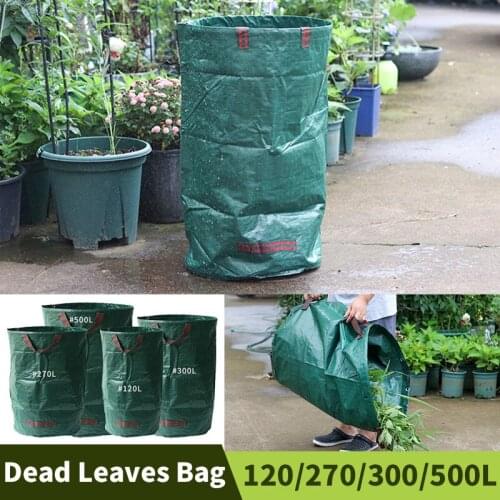 Garden Waterproof Leaf Garbage Bags Courtyard Grocery Portable Waste Bins Weeds Dead Leaves Collect Tools Outdoor Supplies