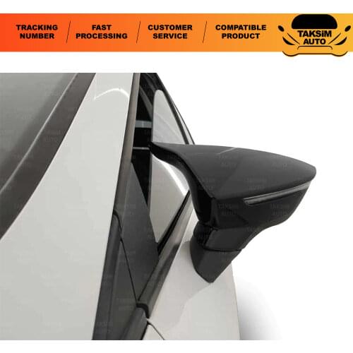 Right and Left)For Seat Ibiza 5 Bat Mirror Cover Piano Black ABS 2016 and After the Quality Product Full Harmony 1 Suit 2 piece