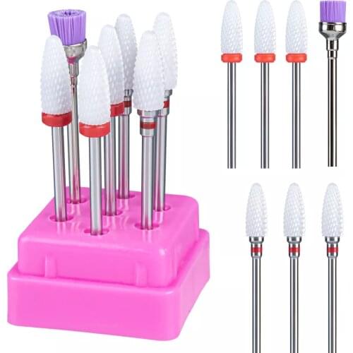 Nail Drill Bit For Electric Manicure Machine Accessories Nail Art Tools Electric Manicure Cutter Files Nail Drill Machine Bits