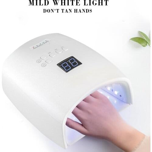 Wireless 48W LED/UV Nail Lamp Nail Dryer For All Gel Polish Fast Curing Manicure Tool Polish Sun Light Timer Nails Accessories