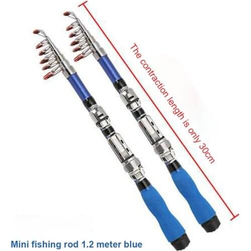 Carbon Fiber 1m-2.1m Spinning Fishing Rod Power Telescopic Fishing Rod Carp Feeder Rod Surf Spinning Rod Entertainment