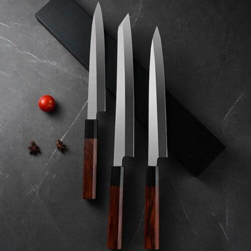 9/10/11/12 Inch Yanagiba Sashimi Knife Damascus Steel Slicing Ham Filleting Fish Japanese Kitchen Knives Wood&Horns Handle