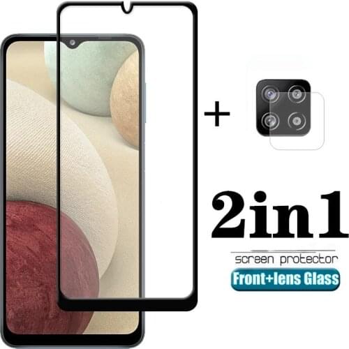 2in1 Protective Film For Samsung Galaxy A12 A42 A52 A72 A32 5G Screen Protector Film Lens Glass For Samsung A 42 Tempered Glass