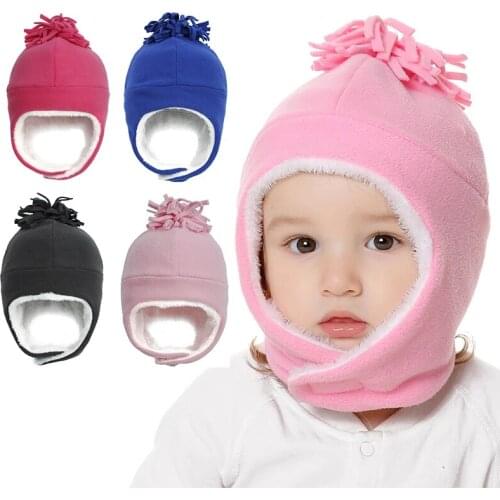 Winter Children Hat Kids Caps Hat For Girls Boys Scarf Thicken Cap Newborn Photography Baby Stuff New Design Baby Winter Warm Ha