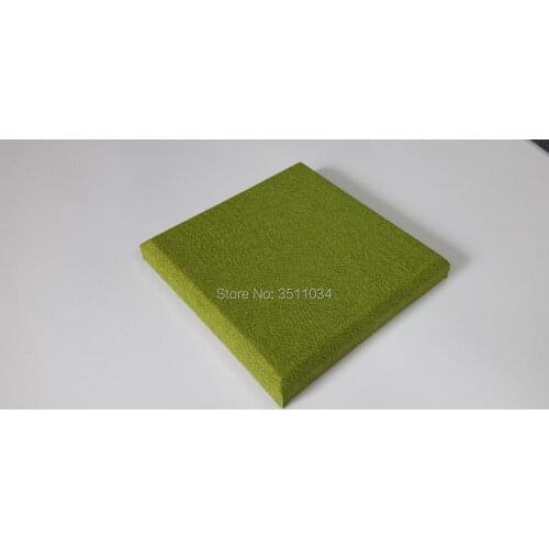 1box 8pcs 50x50cm Customized Eco-friendly Fabric cloth soundproof panels acoustic panels type for recording