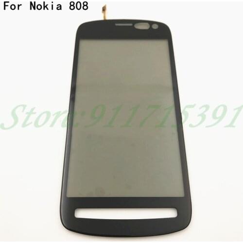 100% Tested 4.0 inches For Nokia PureView 808 Touch Screen Digitizer Sensor Front Glass Lens Panel