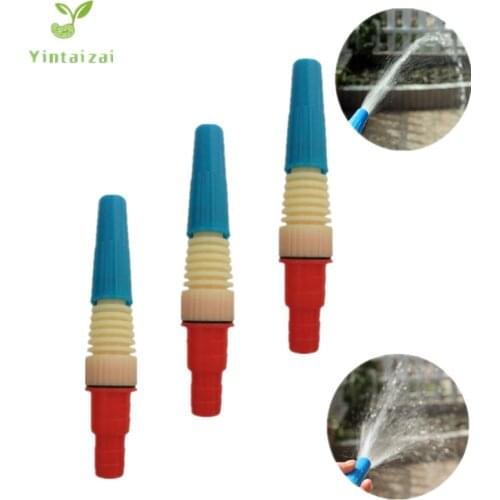 3/4" 1" Plastic Adjustable Water Gun Washer Water Jet Garden Washer Hose Wand Nozzle Watering Spray Sprinkler Cleaning Tool