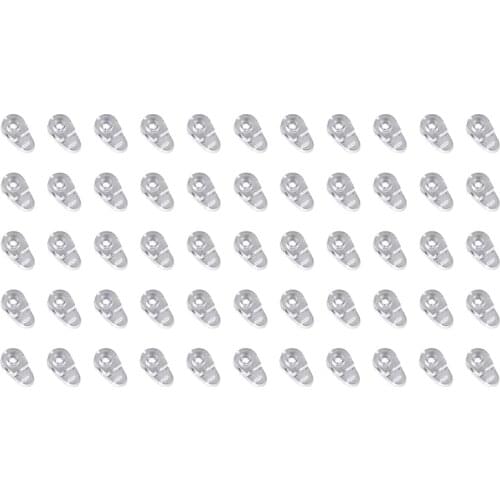 50Pcs Bathroom Mirror Hinger Fixed Accessories Advertising Plate Glass Clamp Fixed Clip Mirror Fixed Fitting With screws M7DA