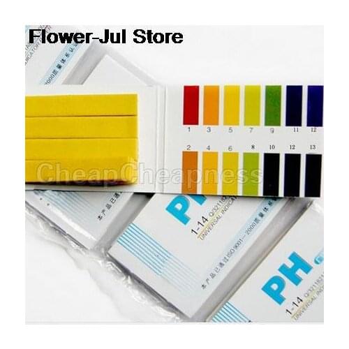 80 Strips Full Range 1-14 PH Paper Analyzers Test Paper Strips Chemistry Teaching Supplies