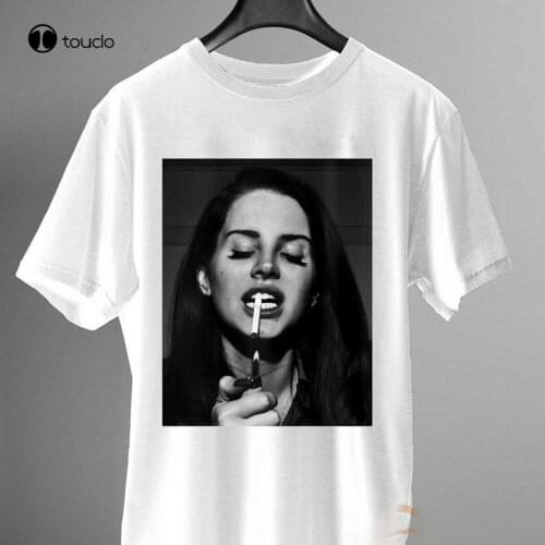 New Lana Del Rey Smoke White T-Shirt
