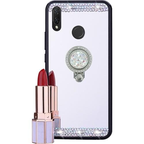 For Huawei P30 P20 lite Phone case Honor 10i 9X 8X 8A 7A S 20 Pro Mirror Ring Stand Cover For Huawei Y7 2019 Y9 Prime Y6 Y5 2018