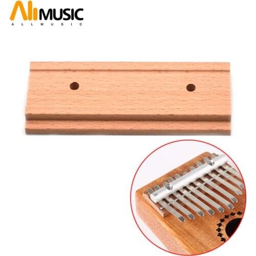 Wood 10 Key Kalimba Bridge DIY Thumb Piano Wooden Bridge Musical Instruments