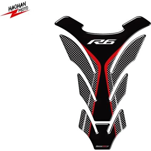 For Yamaha R6 YZF-R6 Tankpad 3D Motorcycle Tank Pad Protector Decal Stickers