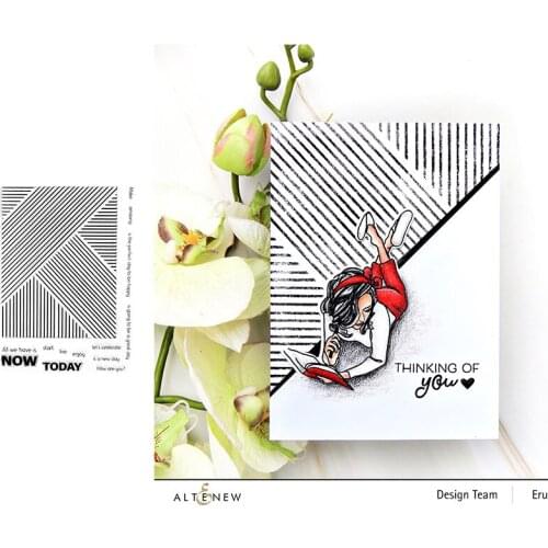 Hot Sale Woven Stripes Stamps For Diy Scrapbooking Crafts Stencils Maker Photo Album Template Handmade Decor 2021 New Arrival