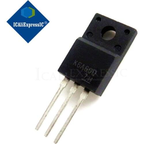 10PCS K6A60D TK6A60D (N-channel 6A 600V) new original In Stock