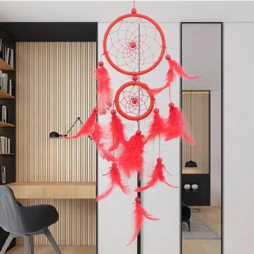Handmade Dream Catcher Wind Chimes Home Hanging Craft Gift Dreamcatcher Ornament Car Hanging Bedroom Decoration