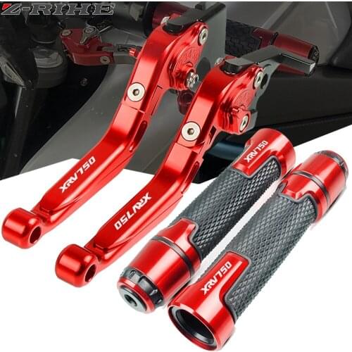 Motorcycle XRV 750 Adjustable Foldable Brake Clutch Lever Handle Grips For Honda XRV750 L-Y AFRICA TWIN 1990-2000 2001 2002 2003