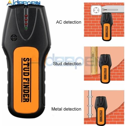 Wall Scanner Metal Detector Find Metal Wood Studs AC Voltage Live Wire Detect Wall Scanner Electric Box Finder Wall Detector