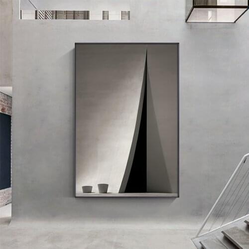 Modern Architectural door Canvas Painting posters and print structure Art Wall Black Pictures for Living Room Bedroom home decor