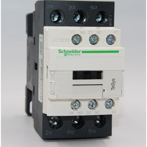 Schneider Electric LC1D32M7C coil 220VAC contactor relay TeSys 3P 32A 1NO+1NC load standard LC1D brand new original export