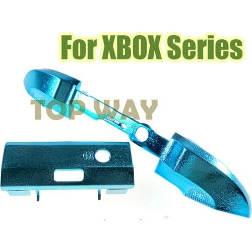 1set Chrome Plated Part For XBOX Series S X Controller Front Housing Shell Back Case Cover LB RB Bumper Power Button Trigger