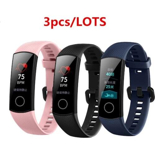 3PACK For Huawei Honor 4 Honor 5 Smart Watch Replacement Strap Watch Band Bracelet for Honor 4/5 Accessories Watch Wriststrap