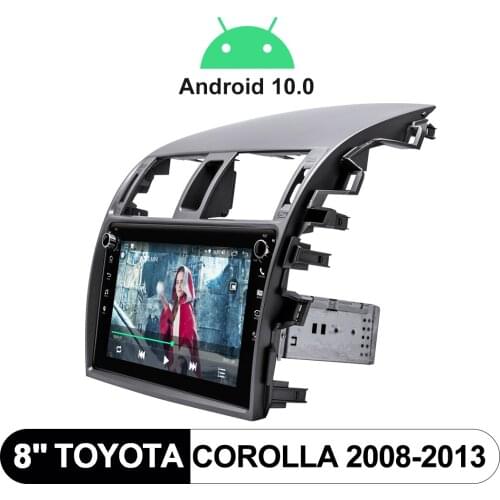 Android Car Radio Stereo Bluetooth 8 Inch Multimedia Player Automotive Sound Car Intelligent System For Toyota Corolla 2008-2013