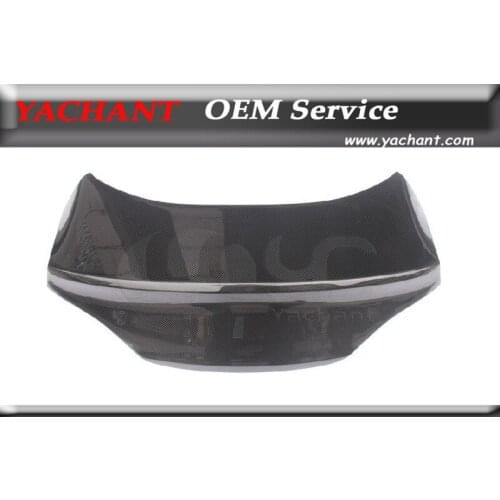 Car-Styling High Quality Carbon Fiber Bootlid Trunk Fit For 2010-2011 Hyundai Rohens Genesis Coupe OEM Rear Trunk Tailgate