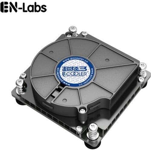 En-Labs 4 pin PWM Turbo CPU Fan Cooler for 1U Server,Computer PC 12 Volt Cooling Radiator Socket LGA1151 1150 1155 1156