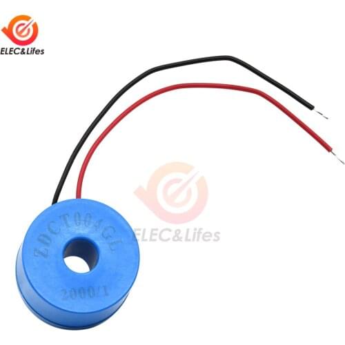 DL-CT08CL5 0-20A/0-10mA 2000/1 Linear protection current 0~120A Micro Current Transformer For Electronic Instruments