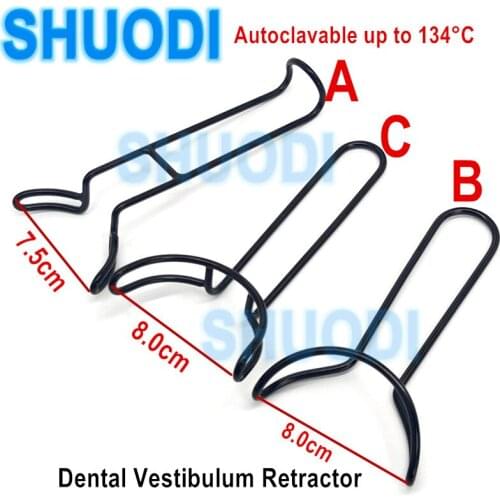 Dental Implant Large Mouth Gag Opener Black Teeth Retractor Dentist Surgical Instrument Tool Tooth Whitening Tool Oral Care