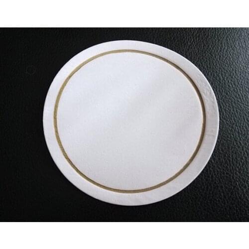 Lace white lace coasters hotels restaurant disposable absorbent paper coasters 8.5CM Spot